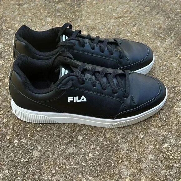 Fila Unlock Court Black Synthetic Lifestyle Sneakers Shoes Men’s Size 11 - Picture 1 of 10